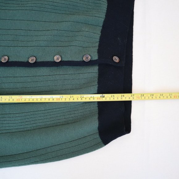 Vintage Exco Crocodile Wool Button Up Vest, Size Large - Picture 10 of 12